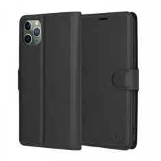 Husa pentru Apple iPhone 11 Pro Max, Techsuit, Leather Folio, Neagra foto