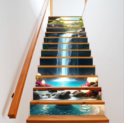 Sticker decorativ pentru scari interioare, print autoadeziv de inalta rezolutie, dimensine 200 x 124 cm, cod: AVX-STAIRS-12 FAVLine Selection foto