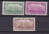 Islanda 1938 20 ani Universitatea MI 200-202 MNH