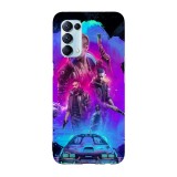 Husa compatibila cu Oppo A73, Viceversa, model Cyberpunk 2077, Silicon, TPU, Transparent, Carcasa