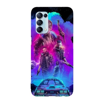 Husa compatibila cu Oppo Find X5, Viceversa, model Cyberpunk 2077 , Silicon, TPU foto