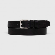 Marc O'Polo curea de piele barbati, culoarea negru