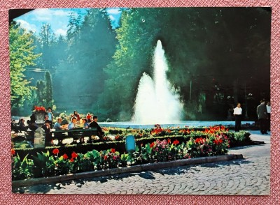 Govora. Vedere din parc - Circulata, 1971 foto