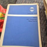 476 X-3 ATC Transponder Ramp Test Set, instruction book
