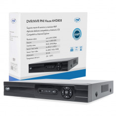 Aproape nou: DVR/NVR PNI House AHD808, maxim 8 canale 4MP analogice sau IP, H265, i foto