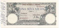 ROMANIA 100000 LEI DECEMVRIE DECEMBRIE 1946 UNC foto