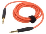Cablu Jack 6,3mm 3m Portocaliu