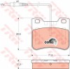 Set placute frana,frana disc PEUGEOT 106 I (1A, 1C) (1991 - 1996) TRW GDB1031