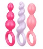 Set 3 Dopuri Anale Satisfyer Silicone Mix Culori