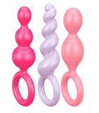 Set 3 Dopuri Anale Satisfyer Silicone Mix Culori