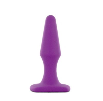 Dop Anal Jam Buttplug, Silicon, Mov, 10.5 cm, Passion Labs, Mystery foto