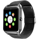 Ceas Smartwatch cu Telefon iUni Z60, Curea Metalica, Touchscreen, BT, Camera, Notificari, Aluminiu