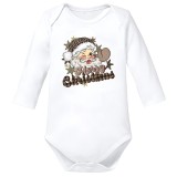 Body bumbac alb Crăciun Merry Christmas copil marimea 74