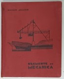 ELEMENTE DE MECANICA de ERNEST ABASON , 1935