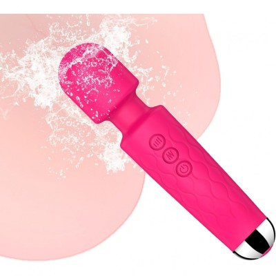 Vibrator Stimulator Haooy, Viteza Reglabila, 20 de Programe Vibratii, 8 Trepte de Viteza, Roz# foto