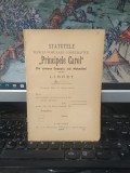 Principele Carol, Banca Populară Gogosiu Mehedinți: Statute T&acirc;rgu Jiu 1904, Carte Veche (25 Pagini)