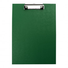 Clipboard A4 D.RECT Simplu, Verde, Material Plastic, Clipboarduri Simple, Clipboard Documente, Accesorii Documente, Suport de Scris, Clipboard Simplu