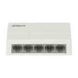 Switch Dahua unmanaged cu 5 porturi 10/100Mbps desktop, alimentare 5V
