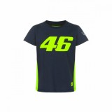 Valentino Rossi tricou de copii VR46 - Classic black 2022 - 12/14