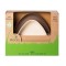 Set 2 farfurii, ekoala, bioplastic, white/brown