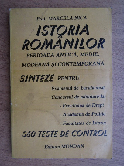 Marcela Nica - Istoria romanilor (1994)