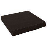 Blat de baie, maro inchis, 40x40x(2-6) cm, lemn masiv tratat