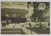 SINAIA , TERASA CASTELULUI PELES , CARTE POSTALA , MONOCROMA, INCEPUTUL SEC. XX