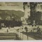 SINAIA , TERASA CASTELULUI PELES , CARTE POSTALA , MONOCROMA, INCEPUTUL SEC. XX