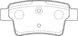 Placute frana Citroen C4 Grand Picasso 1 (Ua), C4 Picasso 1 (Ud) SRLine parte montare : Punte spate