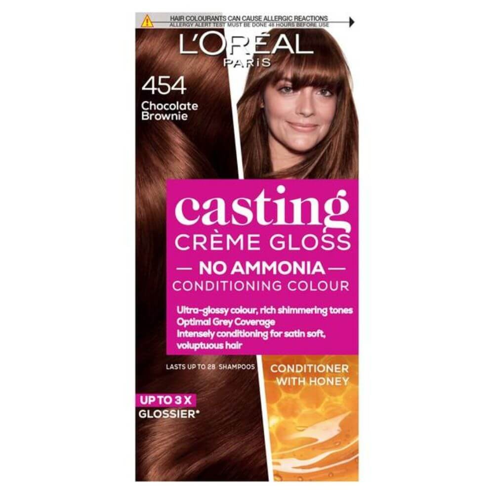 Vopsea de Par Semipermanenta L'OREAL Paris Casting Creme Gloss 454, 180 ml,  Fara Amoniac, Chocolate Brownie, Vopsea de Par L'OREAL Paris, Vopsea de Pa  | arhiva Okazii.ro