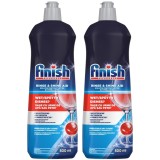 Pachet Solutie de clatire pentru masina de spalat vase Finish, 2x800 ml