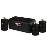 Cumpara ieftin Cutie de paine si 3 recipiente Black Rose Collection Berlinger Haus BH 6753