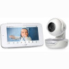 Camera de supraveghere bebelusi Hubble Connected Nursery Pal Deluxe, Monitor Touchscreen Smart 5", HD, alb