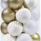 Set ornamente de brad Timeless Tools, 20 piese, Globuri mate si lucioase - CN