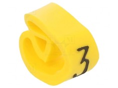 Markere Galbene pentru Marcaj PVC 4-10mm