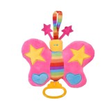 Jucarie pentru patut, Fluture cu muzica, suspendabil, Multicolor, ATU-082370, Oem