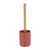 Perie Toaletă Polirăsină &ndash; Caramiziu / Bamboo Compoziție Polirăsină + Pvc