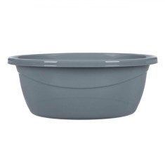 Lighean Plastic Universal, Model Rotund, Capacitate 2.7L, Culoare Gri