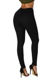 Cumpara ieftin Q696-1 Pantaloni din denim cu taieturi si buzunare