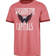 Washington Capitals tricou de bărbați Belridge 47 Capital Ringer Tee - XS