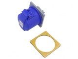 Conector Alimentare AC Trifazat IP44 32A Soclu Mamă Drept