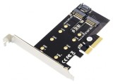 Adaptor PCIe M.2 dual 6Gbps