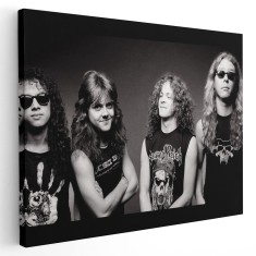 Tablou afis Metallica trupa rock 2298 Tablou canvas pe panza CU RAMA 20x30 cm