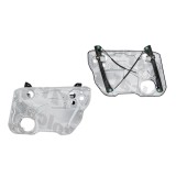 Macara geam Seat Ibiza/Cordoba (6l), 2002-2006, 4/5 Usi, fata dreapta, cu panou, electrica, fara motoras, 6L4837462; 6L4837756G