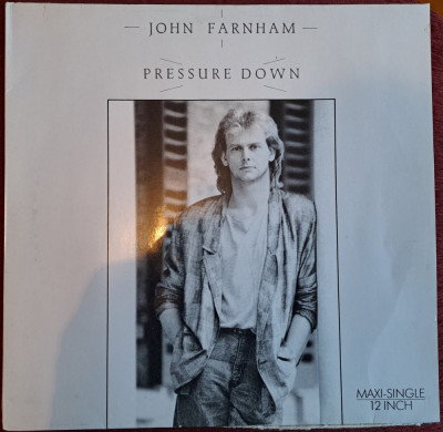 Disc Vinyl Maxi John Farnham - Pressure Down-RCA-PT 41 262 foto