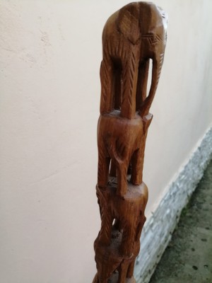 10 Elefanti sculptati in lemn foto