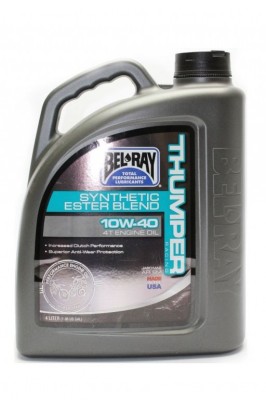 Ulei Bel-Ray Thmper, Sintetic Ester Blend 10w40, 4T, 4L Cod Produs: MX_NEW BR4524 foto