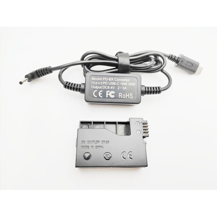 Alimentator Tip Baterie LP-E8 Canon DR-E8 Dummy Battery DC COUPLER TYPE-C PD