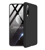 Husa 360 Huawei P30, Detasabila, Folie PET, Protectie Completa, Antishock, Neagra