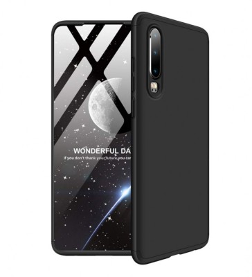 Husa detasabila pentru Huawei P30, 360 grade + Folie PET, Negru foto